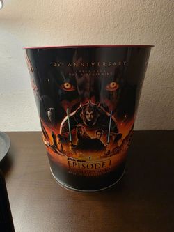 25th Anniversary Star Wars Phantom Menace Popcorn Bucket