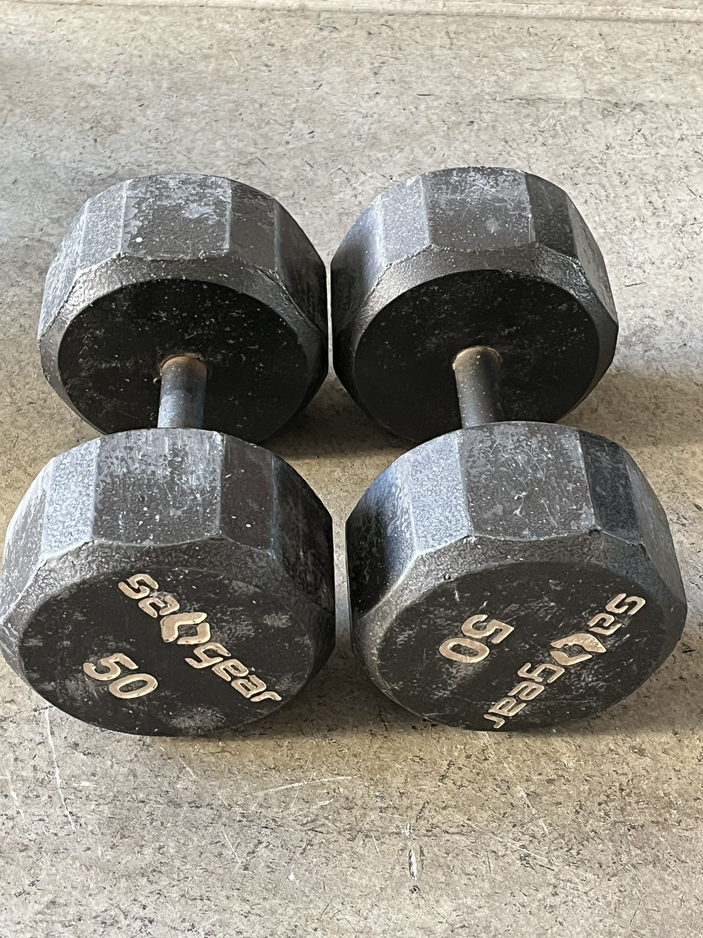 50 Lb Dumbbells
