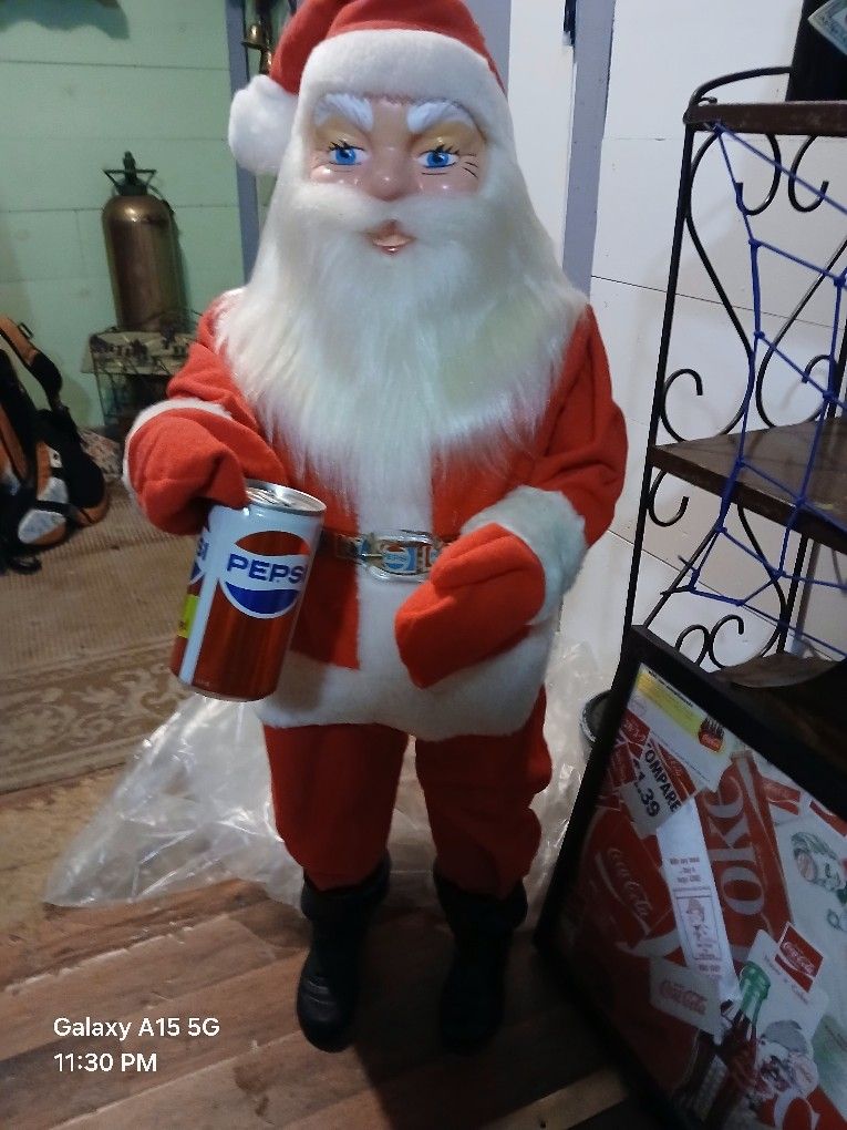 Vintage Pepsi Santa