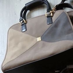 DVF Diane Von Furstenberg Suede women's tote bag