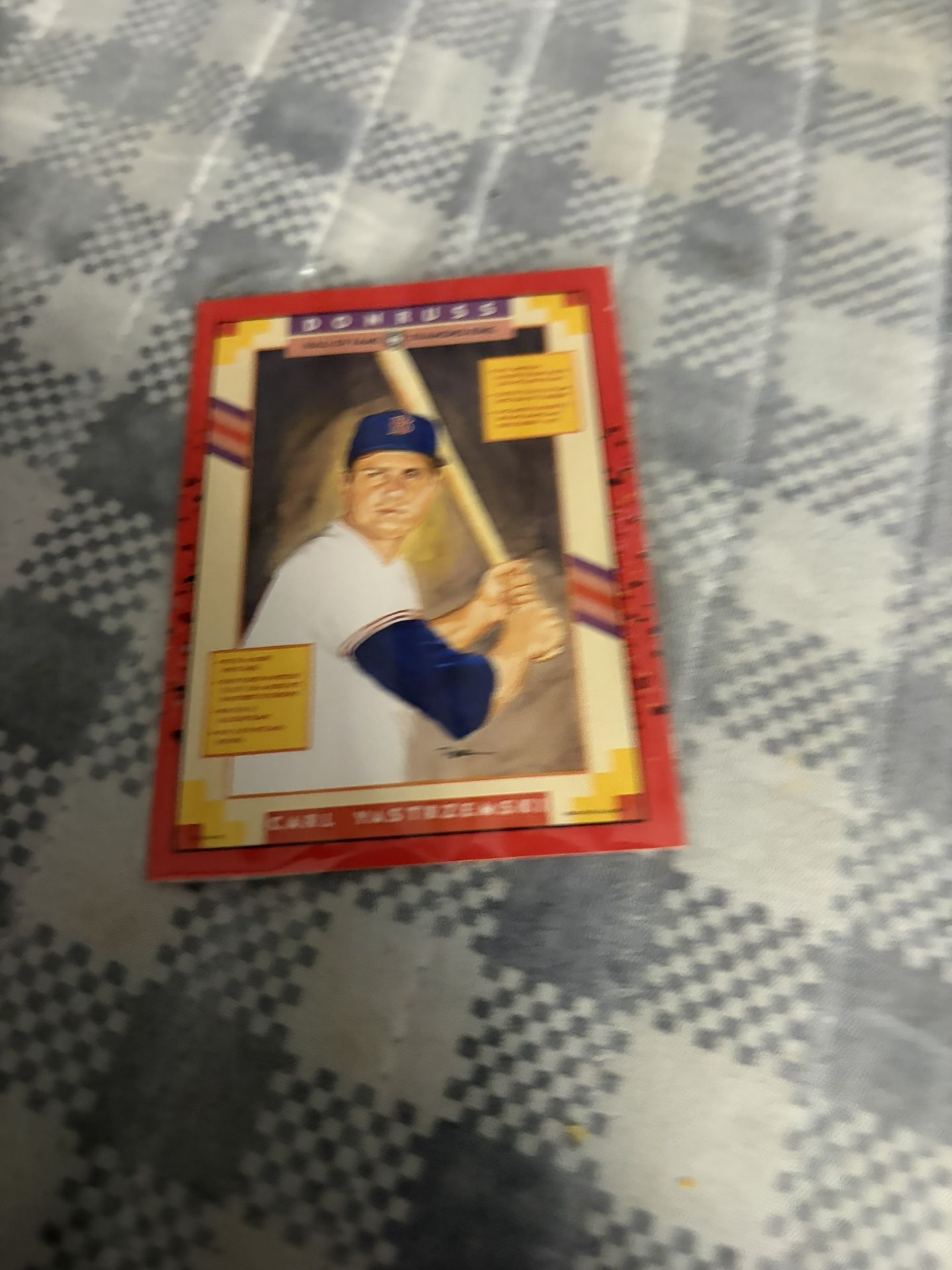 Carl Yastrzemski Baseball Card 1989