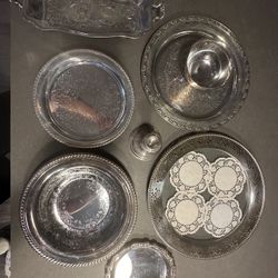 Servíng Trays - Silver Plated