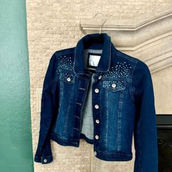Girls denim jacket Size 12/14