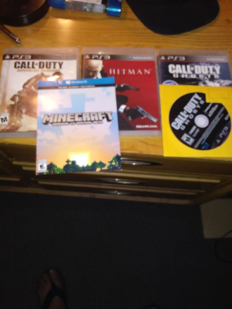Ps3 games and one windows game