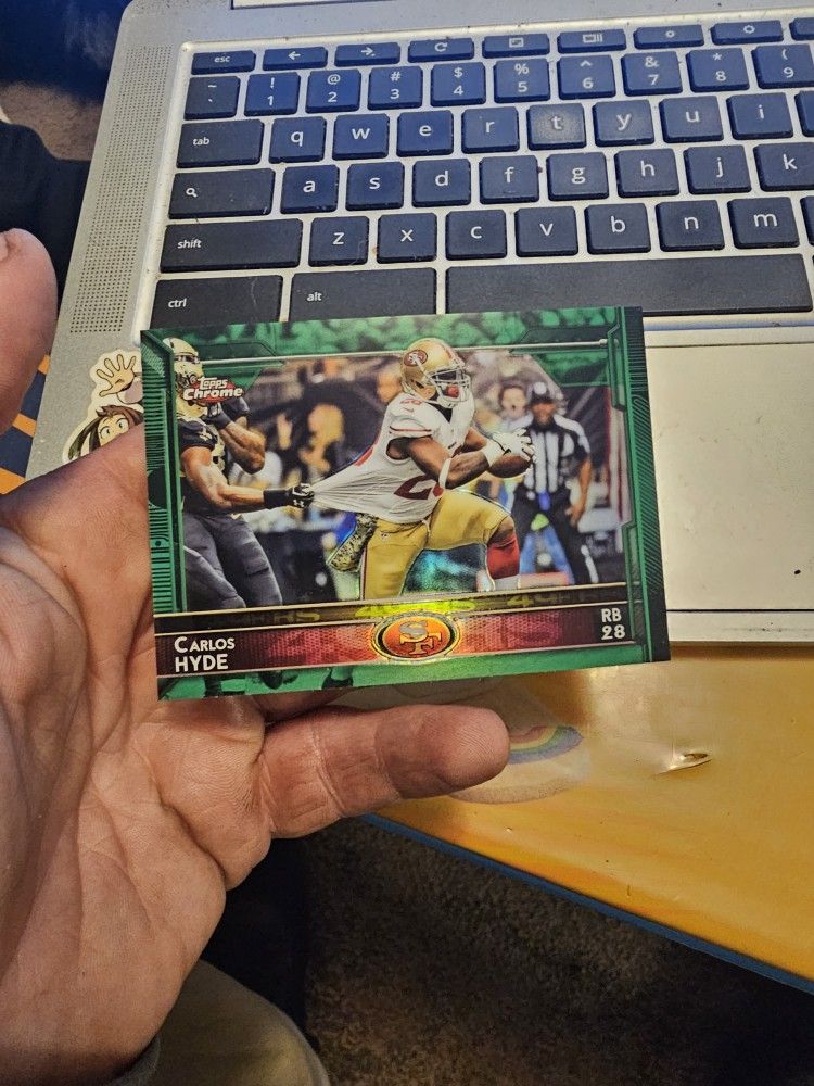 Carlos Hyde Football Card