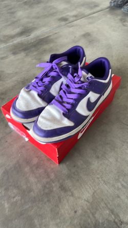 Nike Dunk Low Purple White Sneakers