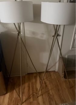 Two floor lamps