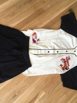 Tigger and Pooh Baseball outfit