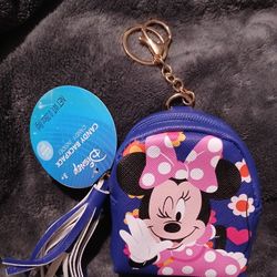 Disney Minnie Mouse Mini Backpack Pouch 2-Sided