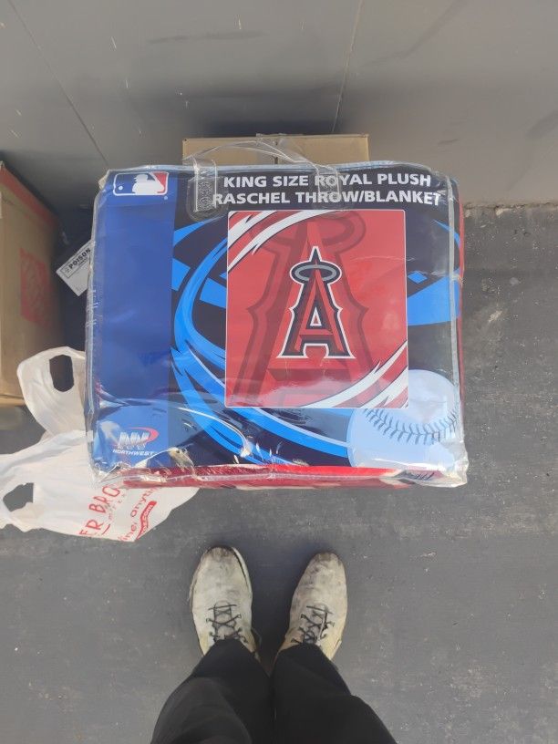 Throw Blanket "Anaheim A's"