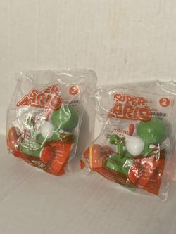 McDonalds YOSHI Super Mario Bros Happy Meal Toy #2 New 2017 Lot