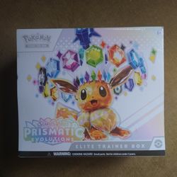 Pokemon Prismatic Evolutions Elite Trainer Box