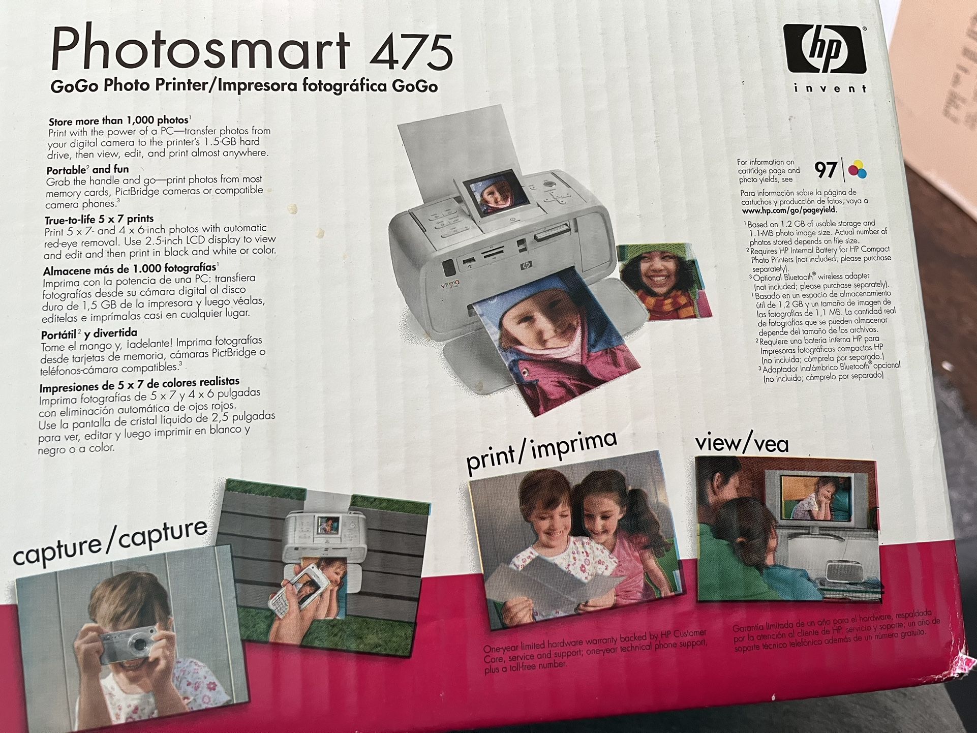 Photosmart 475 Picture Printer