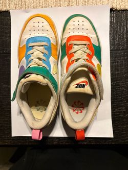 1y Nike Kids Multicolor Low-Top Sneakers