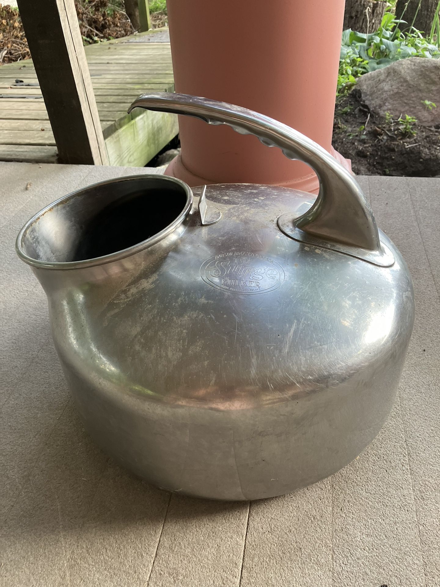 Vintage Surge Brand Milk Collection Tank
