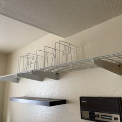 White Wire Racks 90”