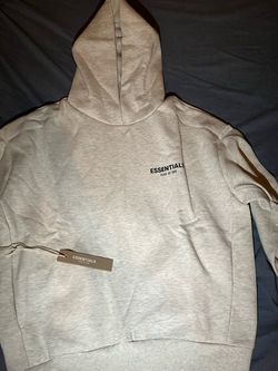 White essential hoodie