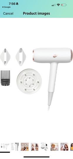 T3 Featherweight StyleMax Professional Ionic Hair Dryer with Custom Heat Automation & 4 Attachments,Fast Drying,Lightweight with 5 Heat & 3 Speed Sett