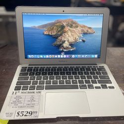 Just Discounted 11" MACBOOK AIR 1.6 I5 4GB RAM 256SSD EARLY 2015