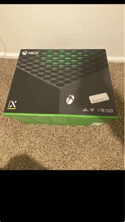 Xbox series X open Box
