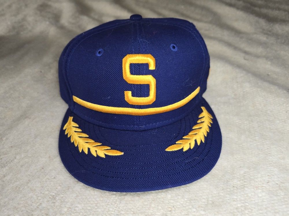 Vtg. Seattle mariners New Era 7-1/4 Fitted Baseball Hat
