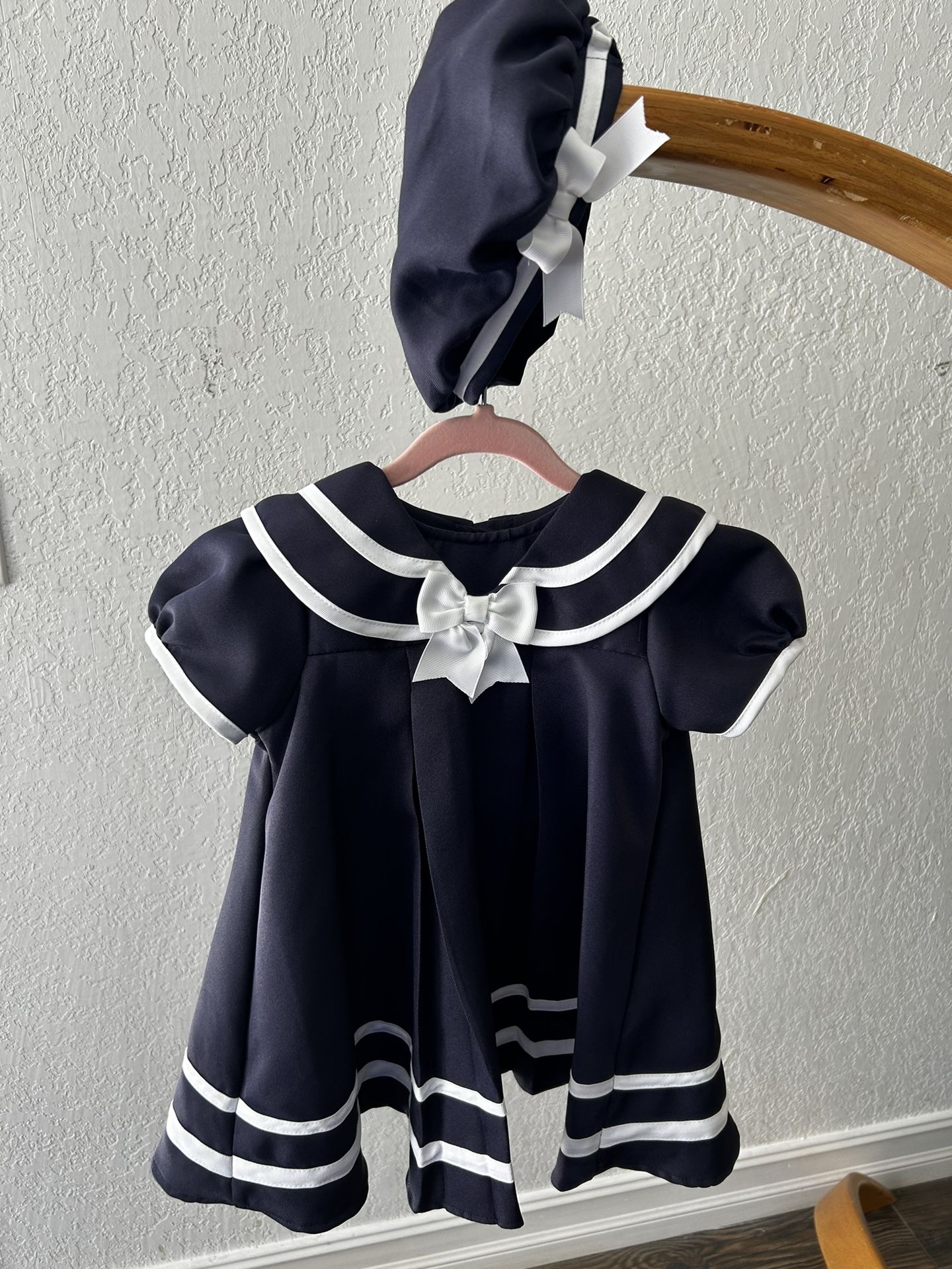 3-piece Navy Blue Nautical Dress