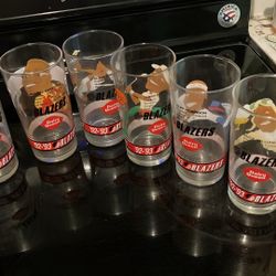 Collectible blazer glasses from 1992 to 1993