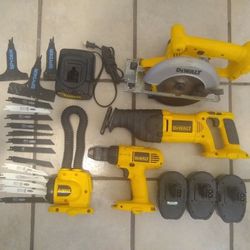 DeWalt 18 Volt Cordless Tool Set
