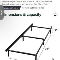 Twin Metal Bed Frame