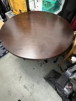 Ashley Round Wood Table