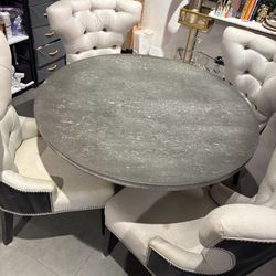 Dining Table And Chair Set (need Gone Asap)