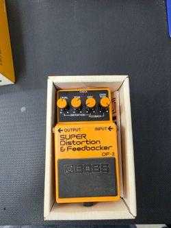 1984 Boss Guitar DF-2 Super Distortion & Feedbacker Pedal