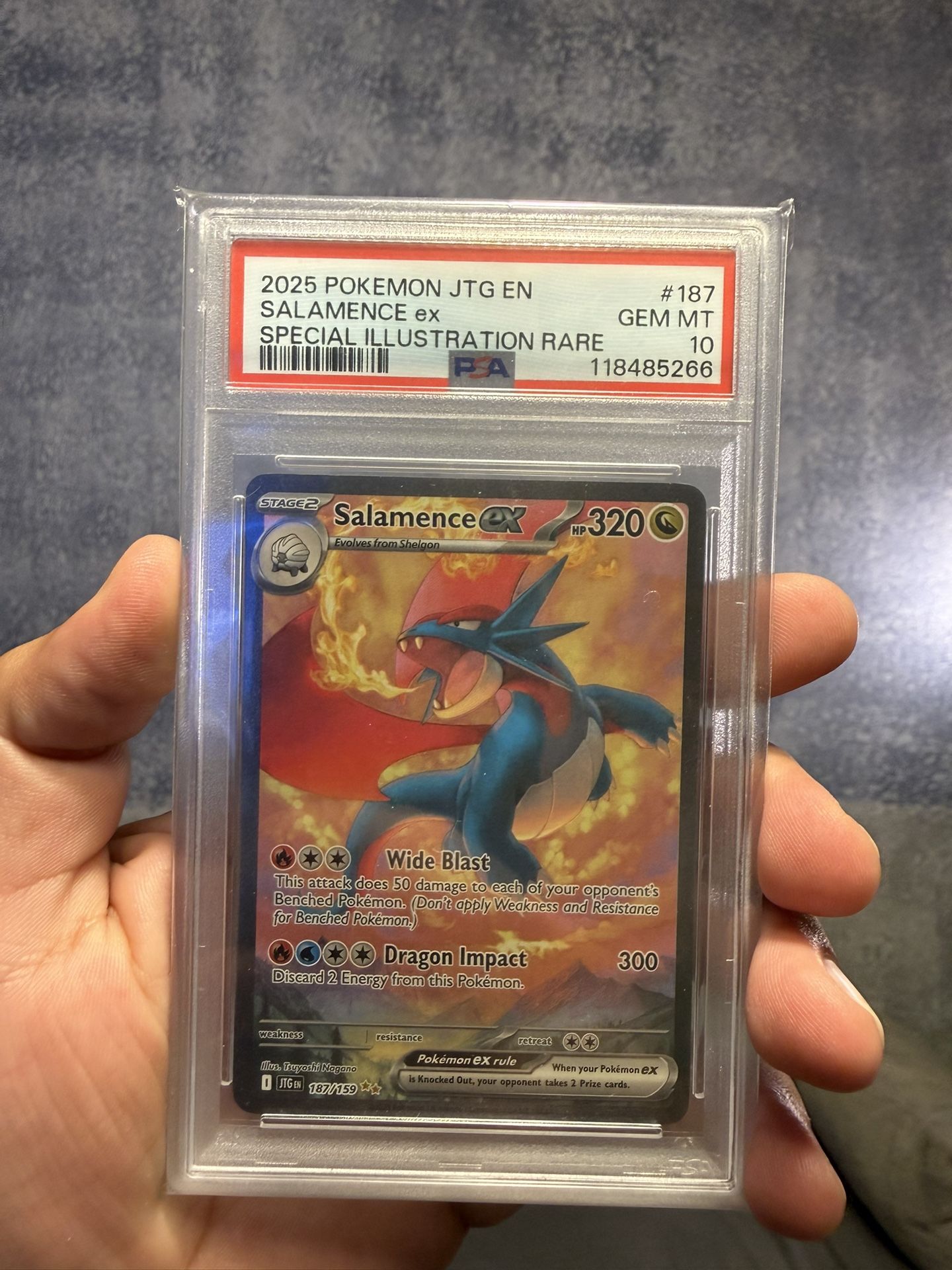 Salamence EX #187 PSA 10