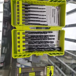 NEW RYOBI DRILL BITS $20