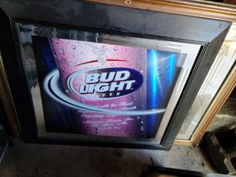 Classic Bud alight beer sign