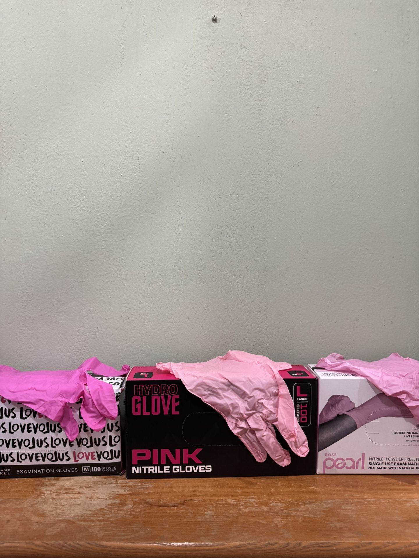 Pink Nitrile Gloves
