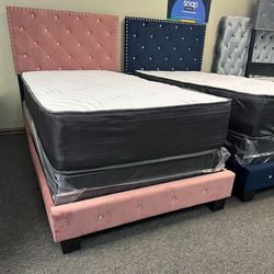 NEW TWIN SIZE BED WITH MATTRESS AND BOX SPRING AVAILABLE IN ALL SIZES 