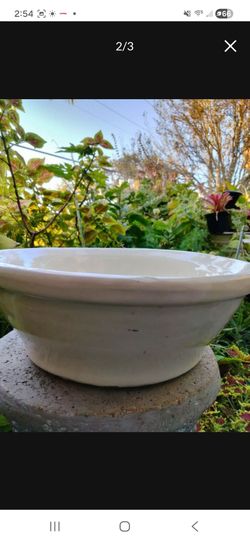 Vintage Large Bowl Planter