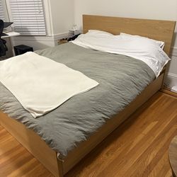 IKEA MALM - Bed Frame + 2 Drawers