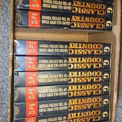 Classic Country Grand Ole Opry Stars of the Fifties Videos. There are 12 tapes in total
