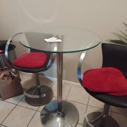 Table Two Chairs Great Condition Used