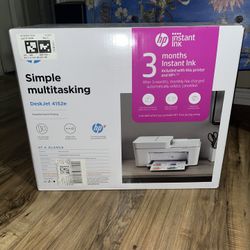 NIB HP Simple Multitasking Desk Jet 4152e Printer