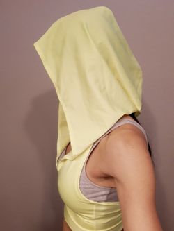 Neon yellow Top Bottom Big Hoodie Costume Halloween