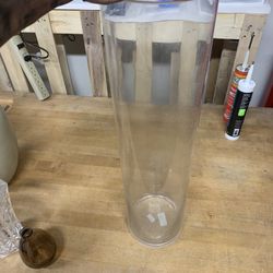 Tall Glass Vase