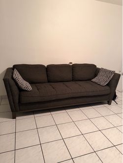 big gray couch