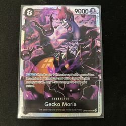One Piece OP06-086 Gecko Moria Super Rare Mint/NM