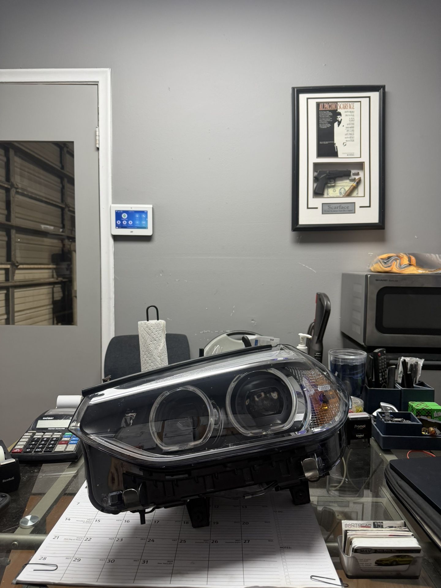 BMW X3/X4 G01/G02 PRE LCI OEM LEFT DRIVER LED HEADLIGHT HOUSING 2018/2019/2020/2021