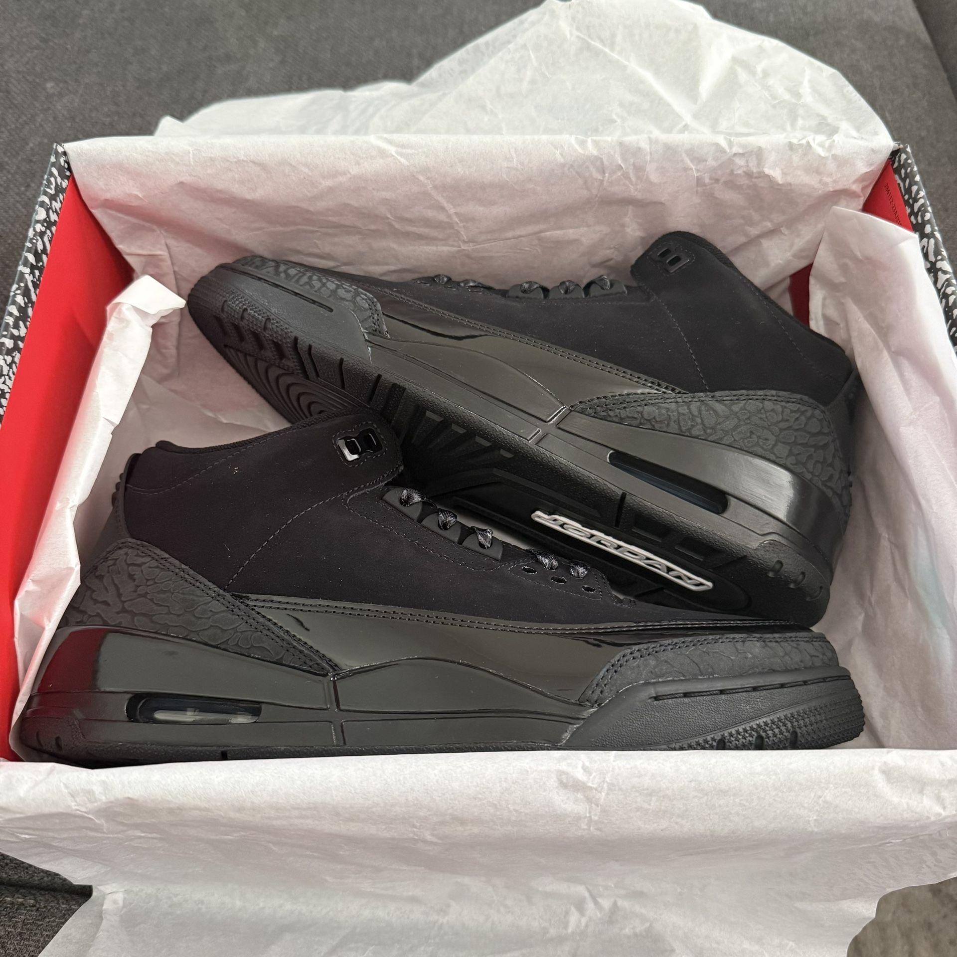 Jordan 3 Black Cat 10.5 Men’s