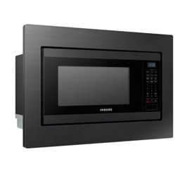 Samsung - 30" Trim Kit for MS19M8020TG Microwave - Black Stainless Steel #291
