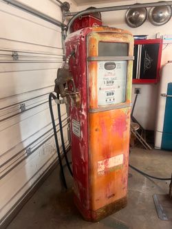 Vintage gas pump Gilbarco